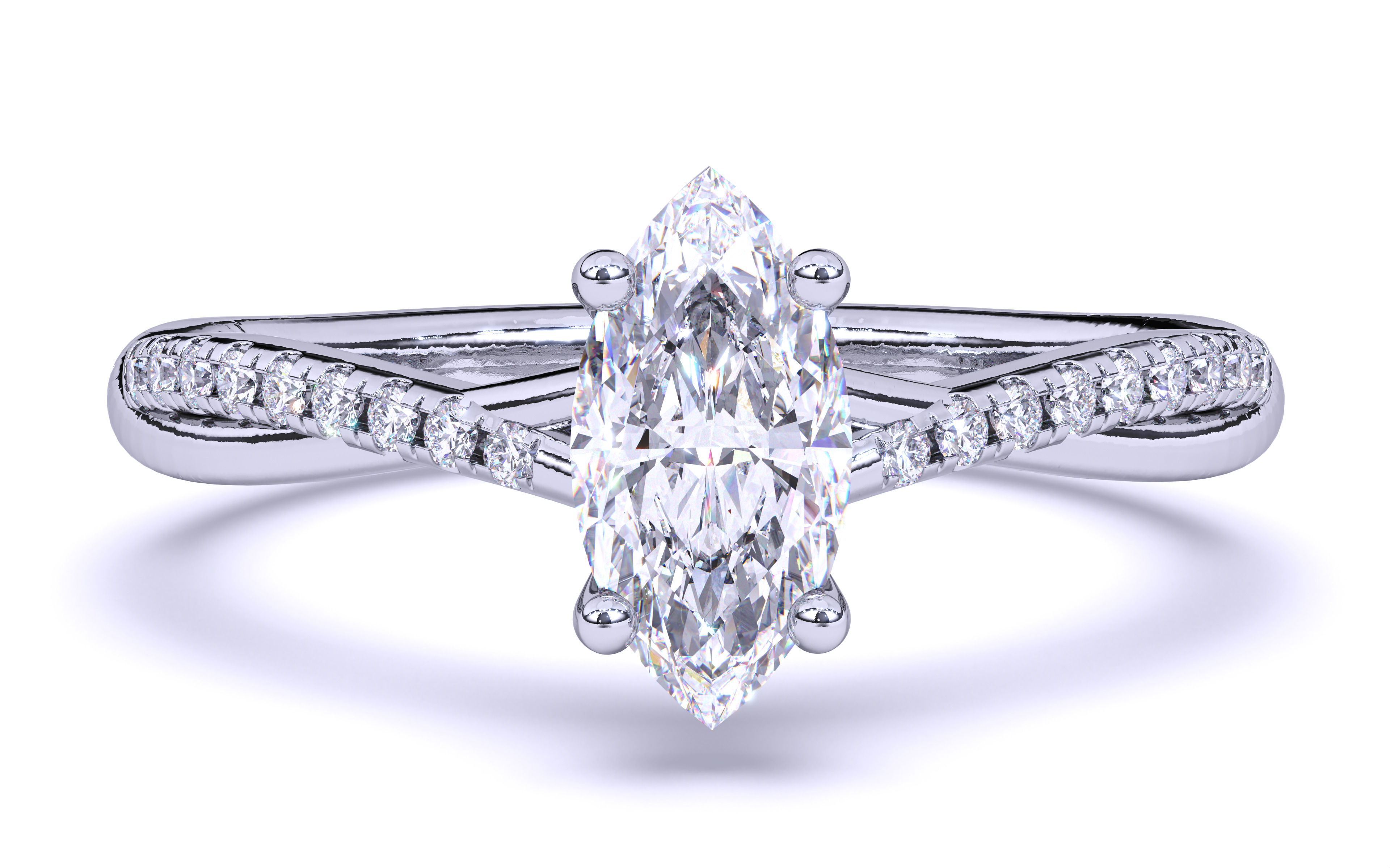 Solitaire Engagement ring 3dm stl renders details 3D print model_14