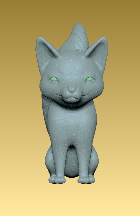 A little fox 3D print model_1
