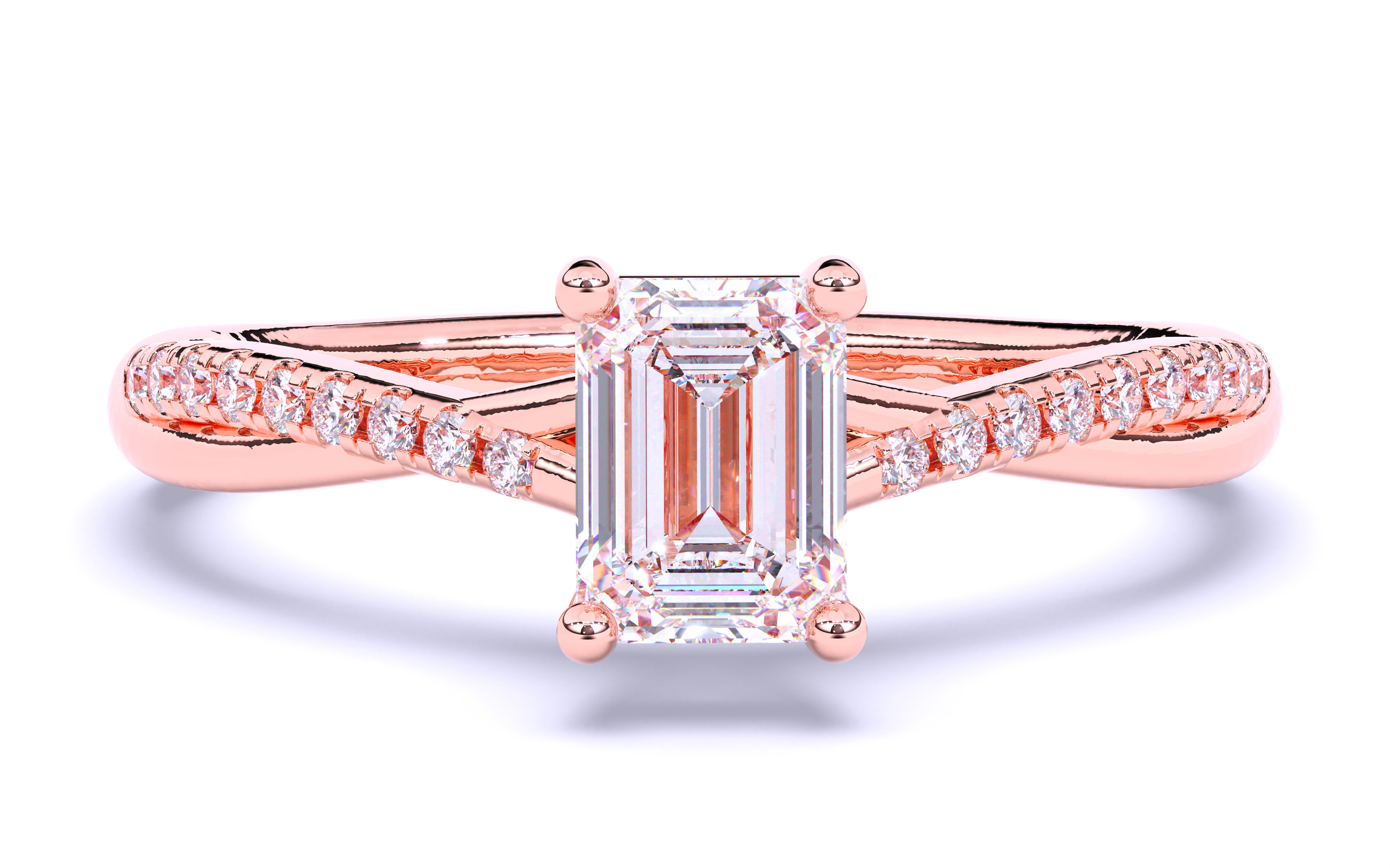 Solitaire Engagement ring 3dm stl renders details 3D print model_13