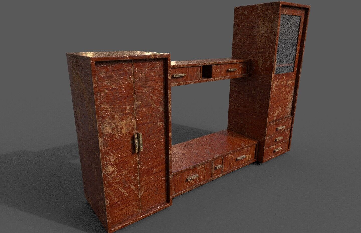 Pack 2 Sets Modern Furniture 3D Model Low-poly 3D model_25