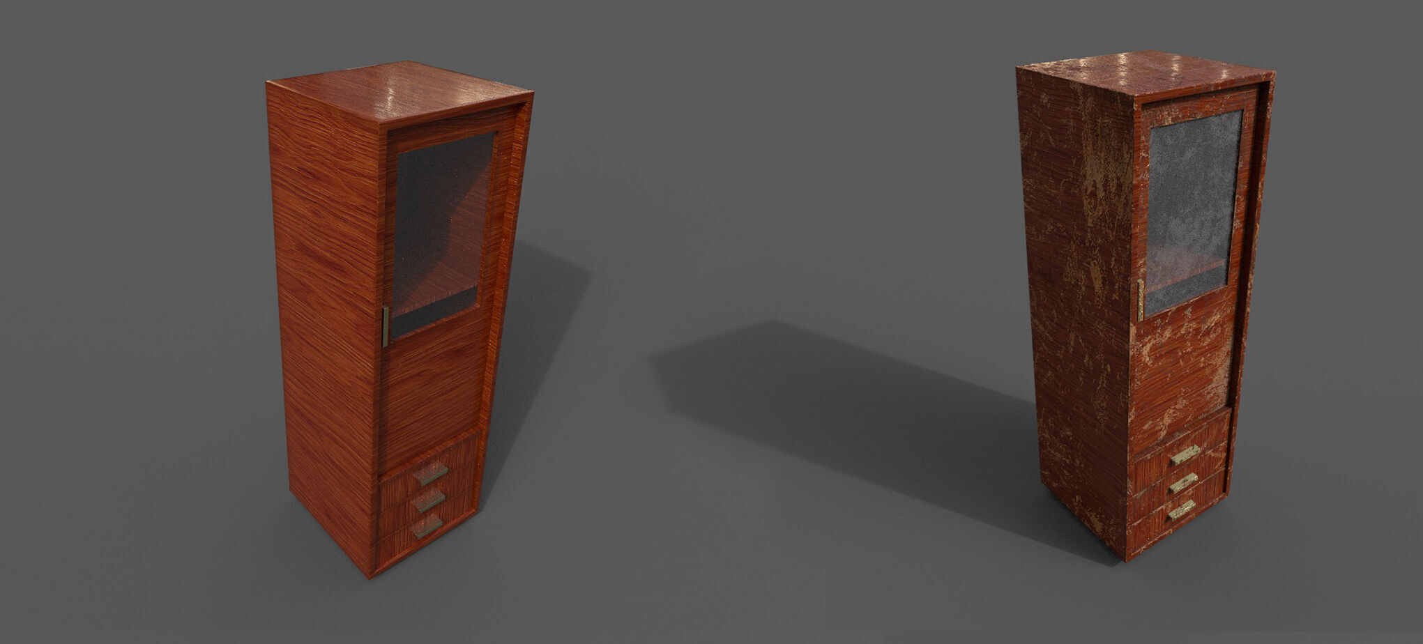 Pack 2 Sets Modern Furniture 3D Model Low-poly 3D model_2