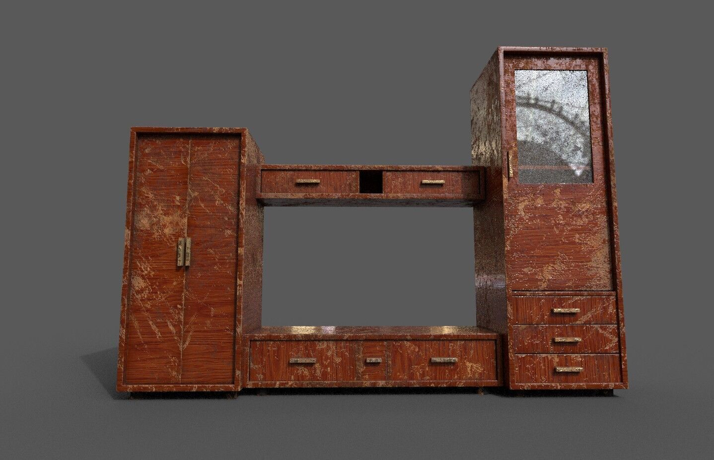 Pack 2 Sets Modern Furniture 3D Model Low-poly 3D model_30