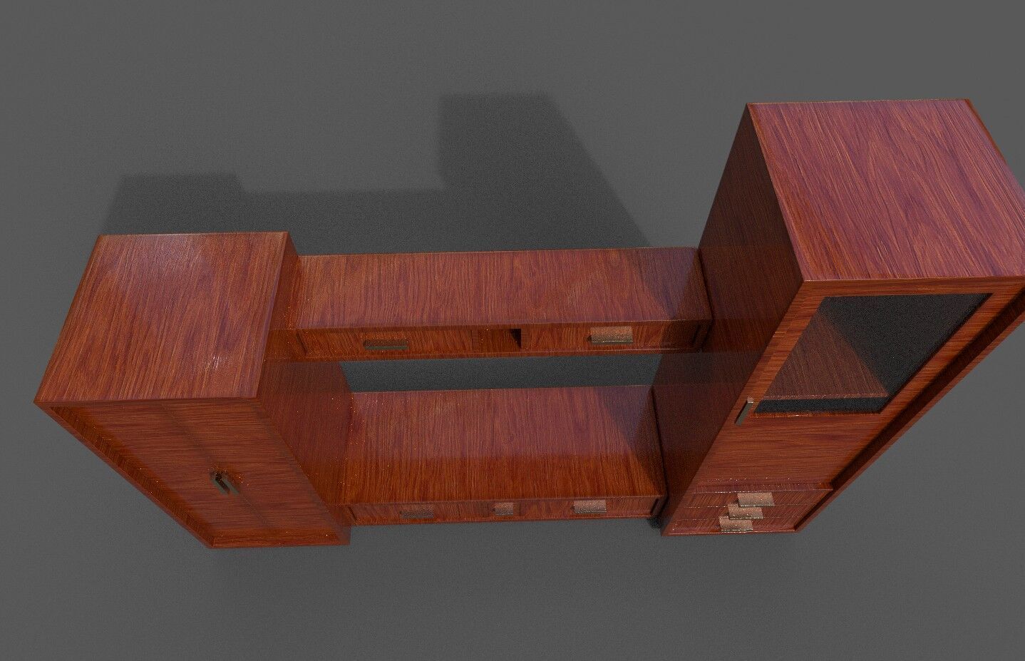 Pack 2 Sets Modern Furniture 3D Model Low-poly 3D model_21