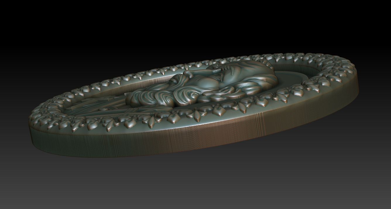 Saint Nicholas Pendant 3D print model_8