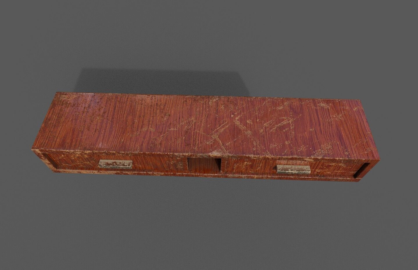 Set Old Modern Furniture 3D Model Terror Low-poly 3D model_28