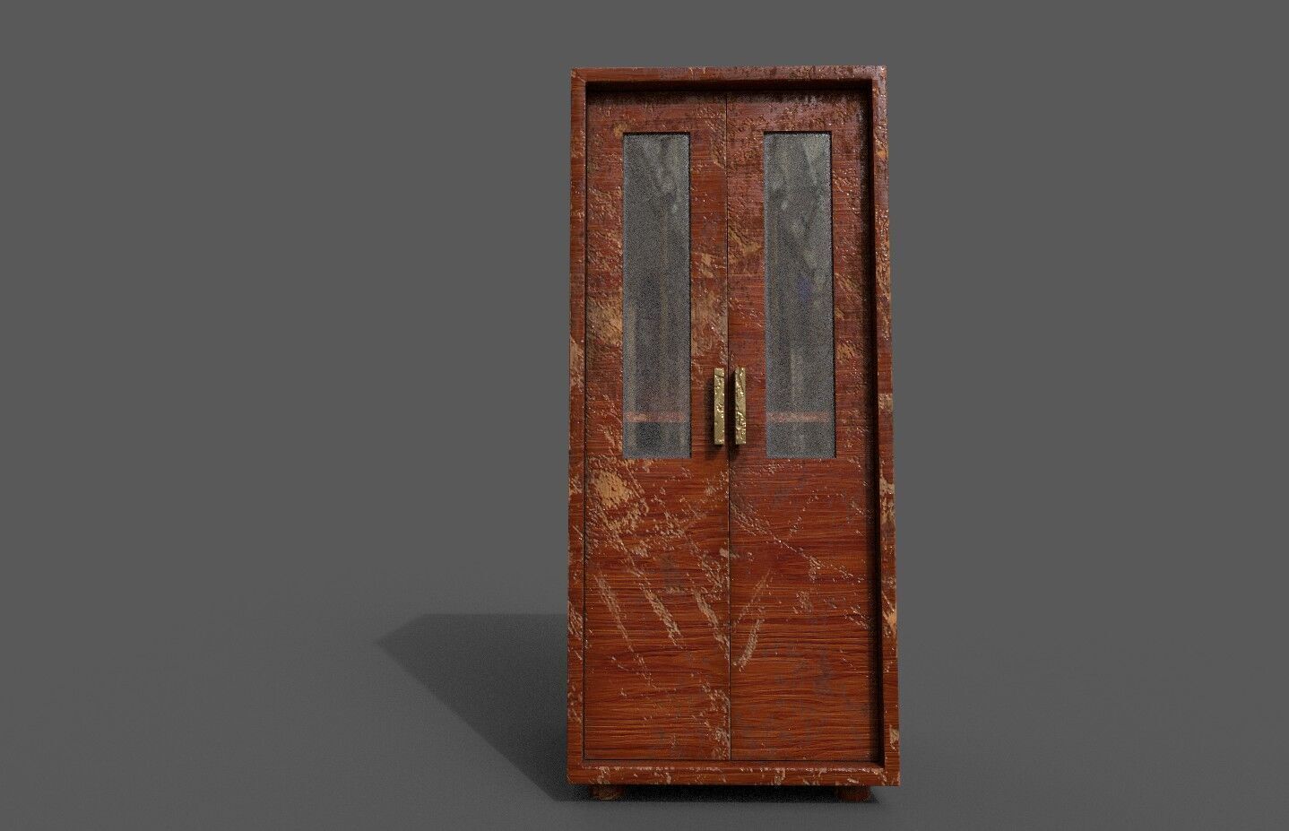 Set Old Modern Furniture 3D Model Terror Low-poly 3D model_11