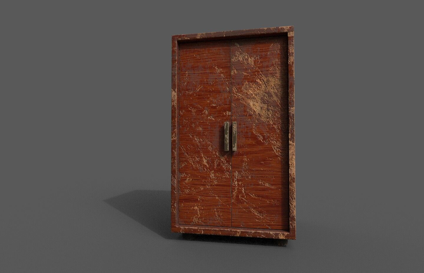 Set Old Modern Furniture 3D Model Terror Low-poly 3D model_1