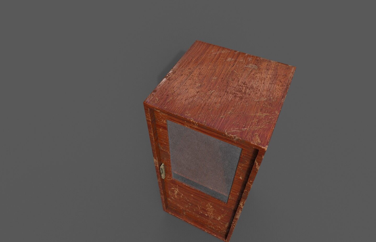 Set Old Modern Furniture 3D Model Terror Low-poly 3D model_27