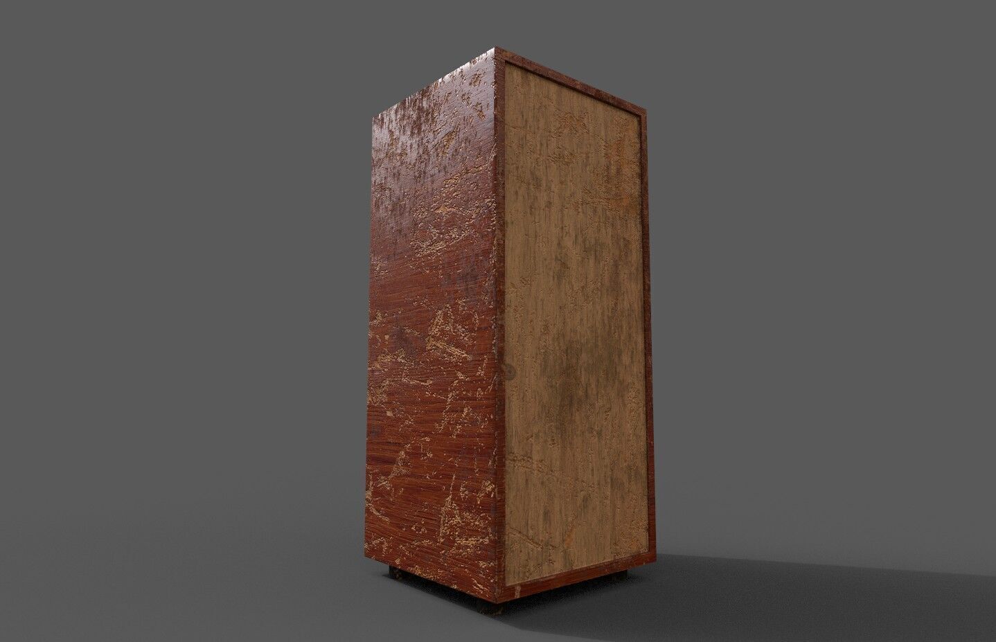 Set Old Modern Furniture 3D Model Terror Low-poly 3D model_22