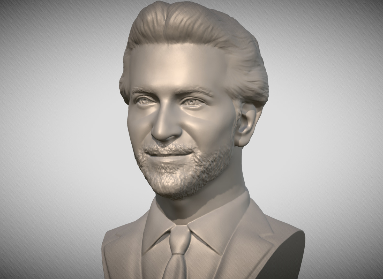 Bradley Cooper bust 3D print model_1
