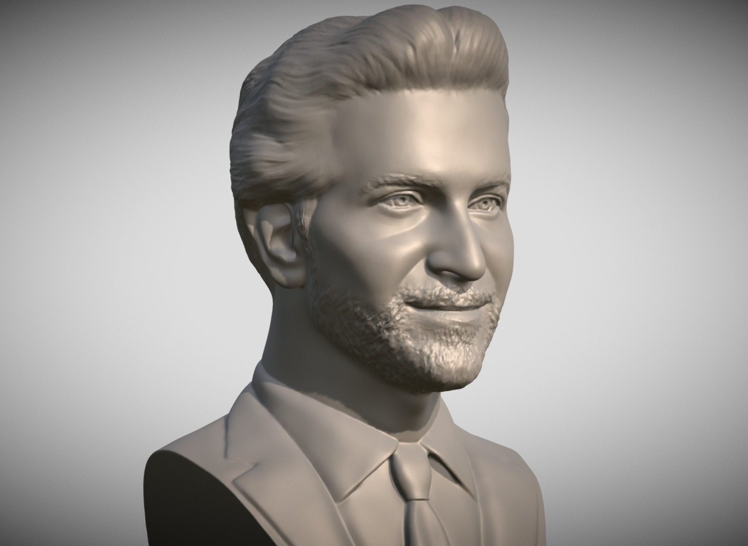 Bradley Cooper bust 3D print model_8