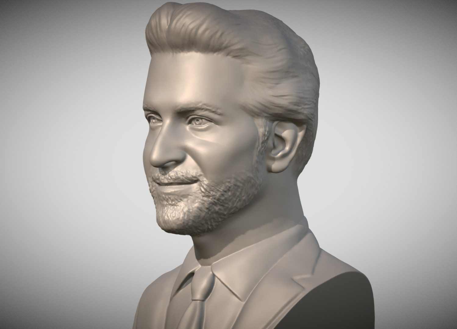 Bradley Cooper bust 3D print model_2