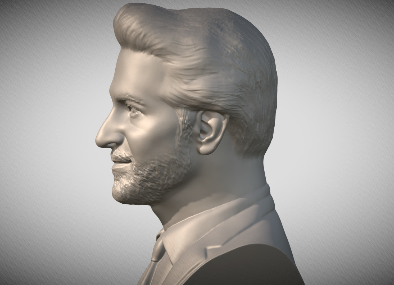 Bradley Cooper bust 3D print model_3