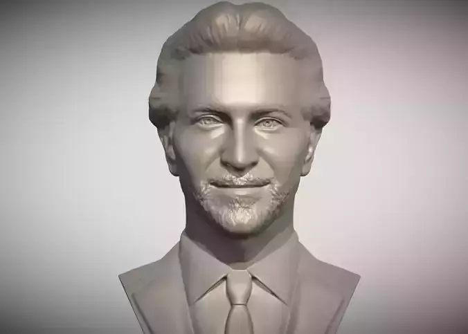  Bradley Cooper bust 3D print model