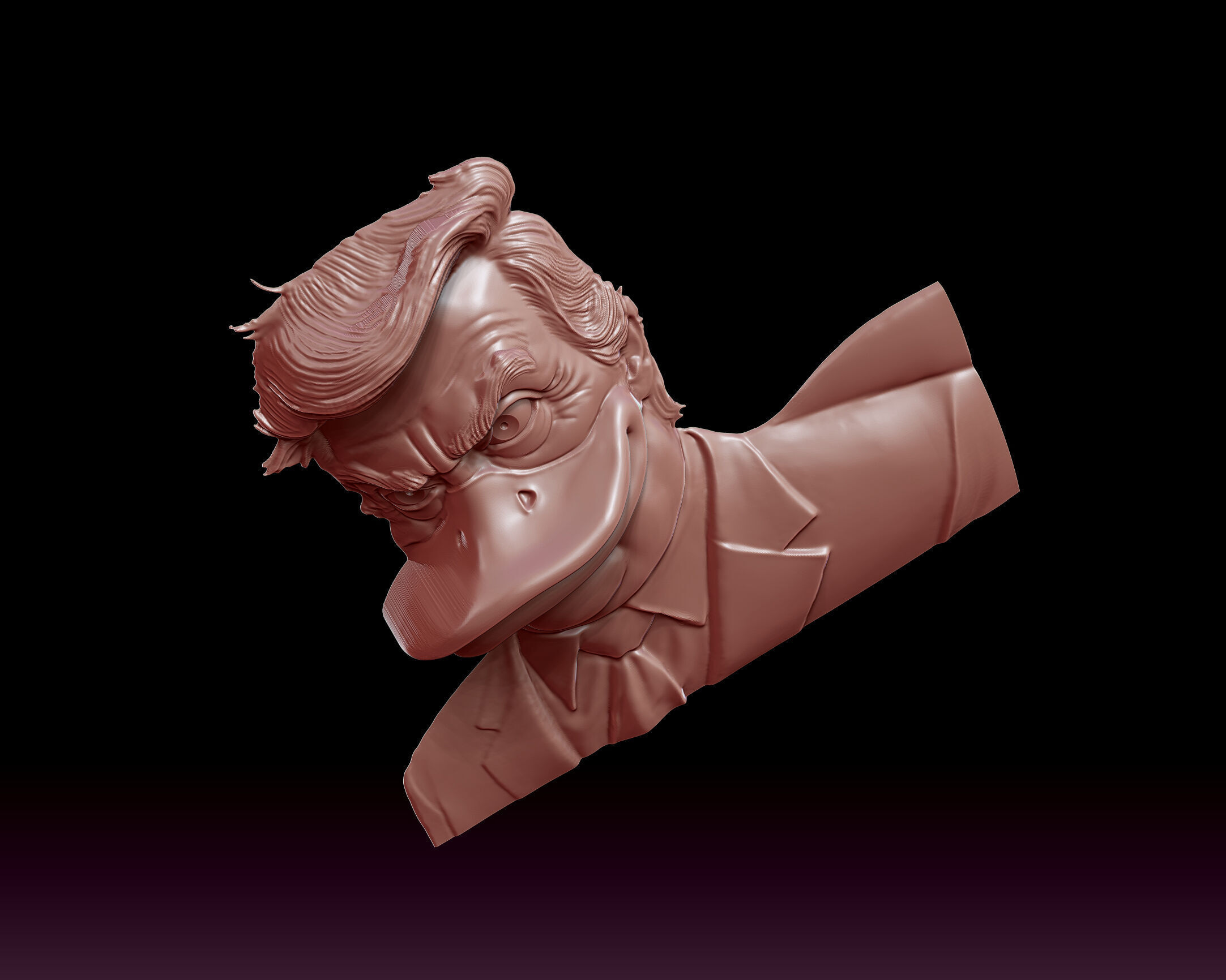 donald trump 3D print model_1