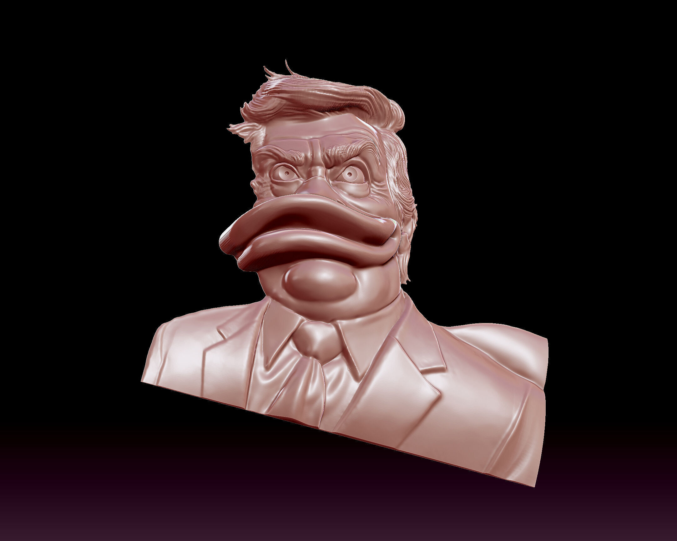 donald trump 3D print model_2