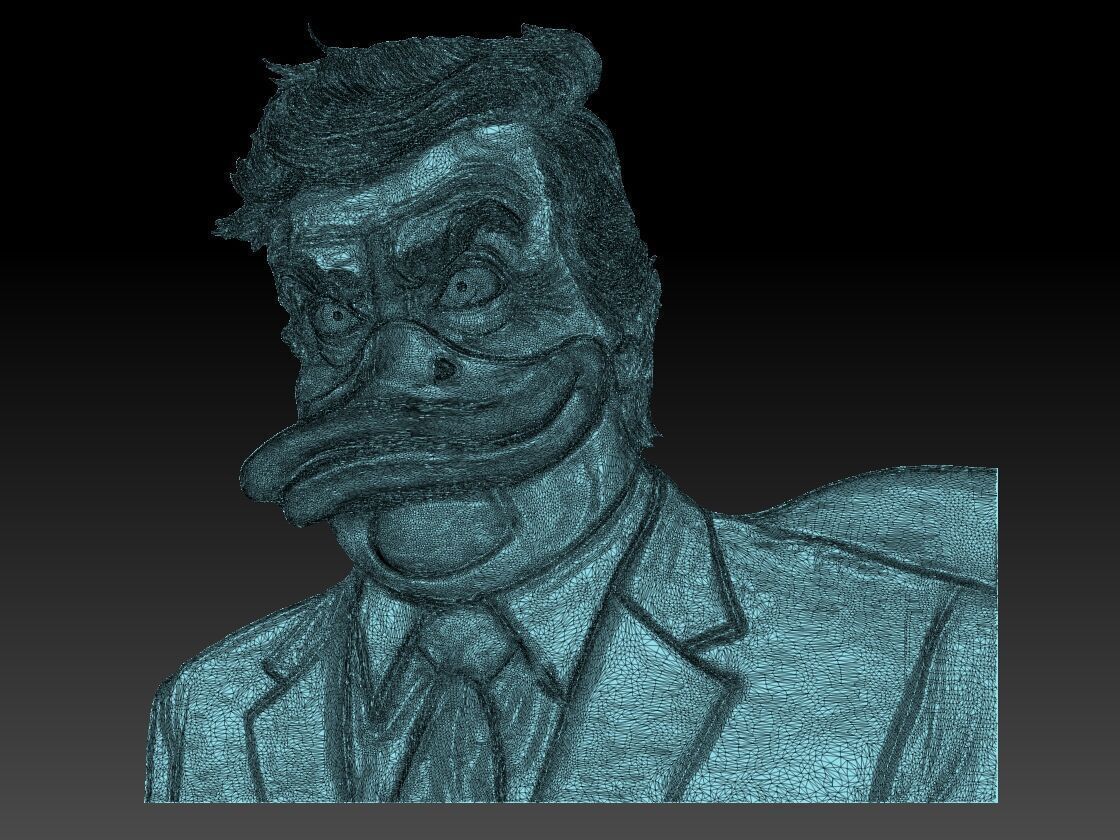 donald trump 3D print model_5