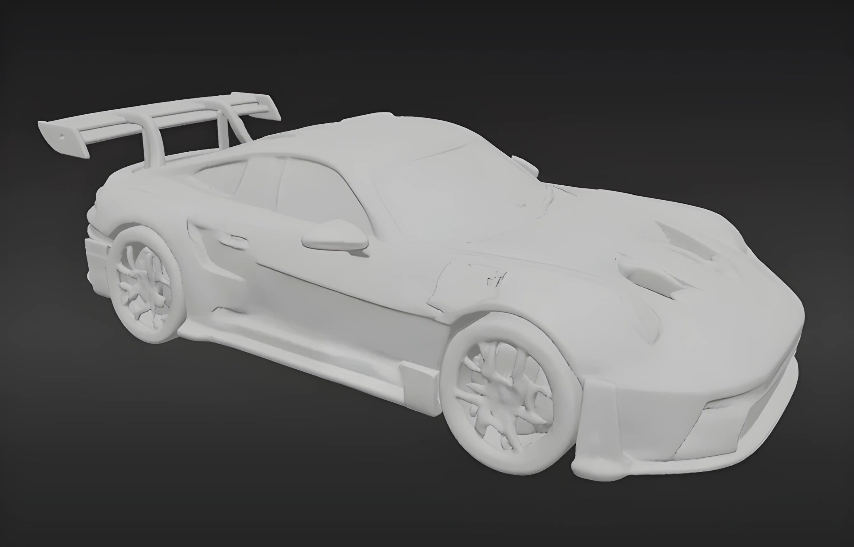 Porsche 911 GT3 RS 992 3D Model Low-poly 3D model_7