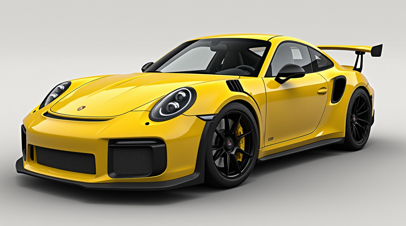 Porsche 911 GT3 RS 992 3D Model Low-poly 3D model_3