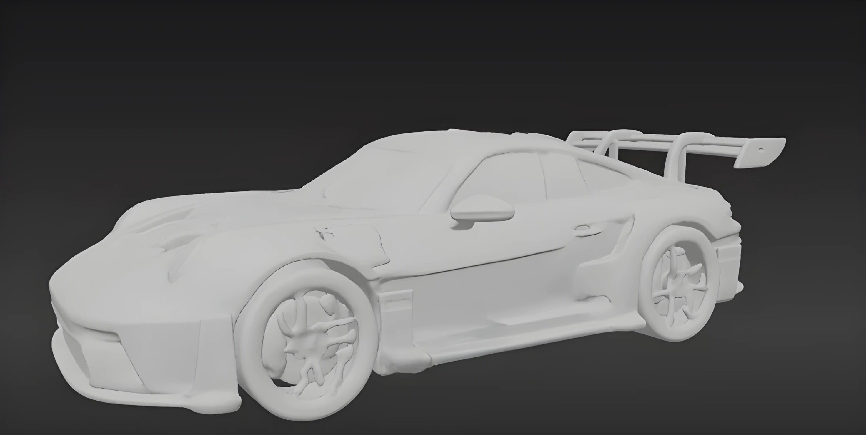 Porsche 911 GT3 RS 992 3D Model Low-poly 3D model_6