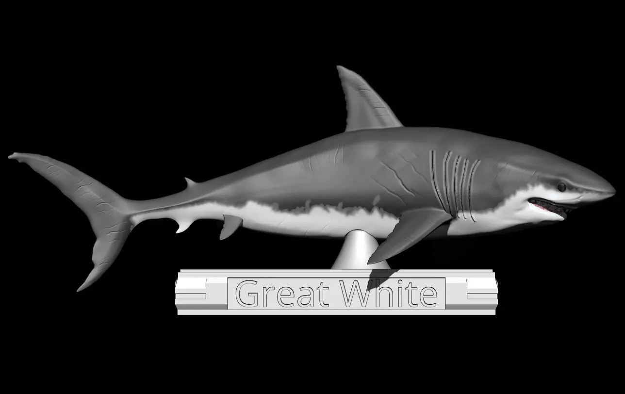 Great White Shark - Bad Blood Custom 3D print model