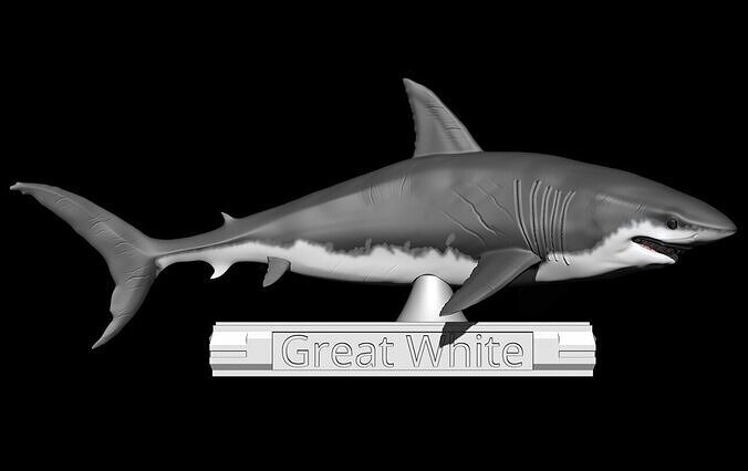 Great White Shark - Bad Blood Custom 3D print model