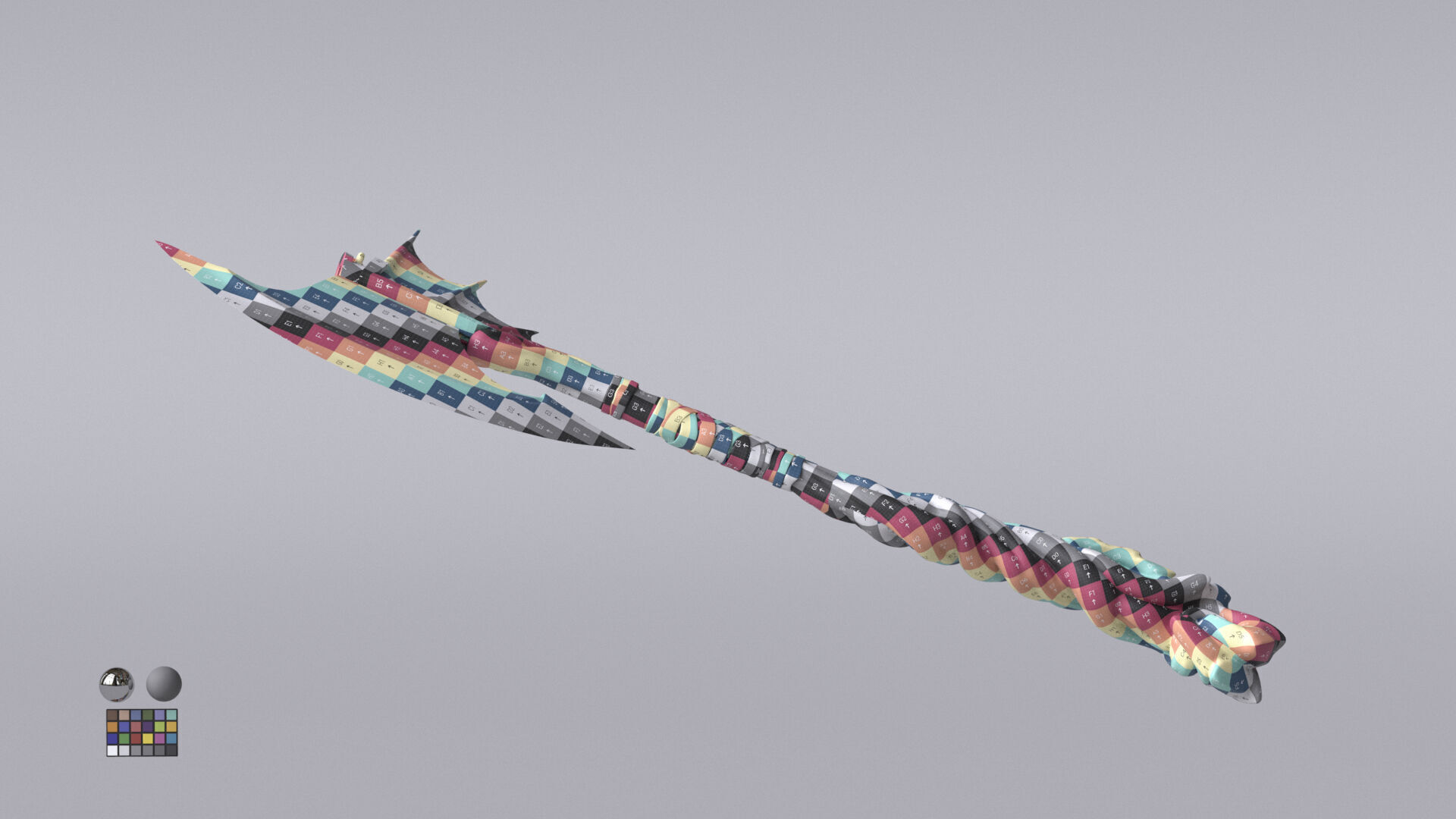 Fantasy Axe  3D model_18