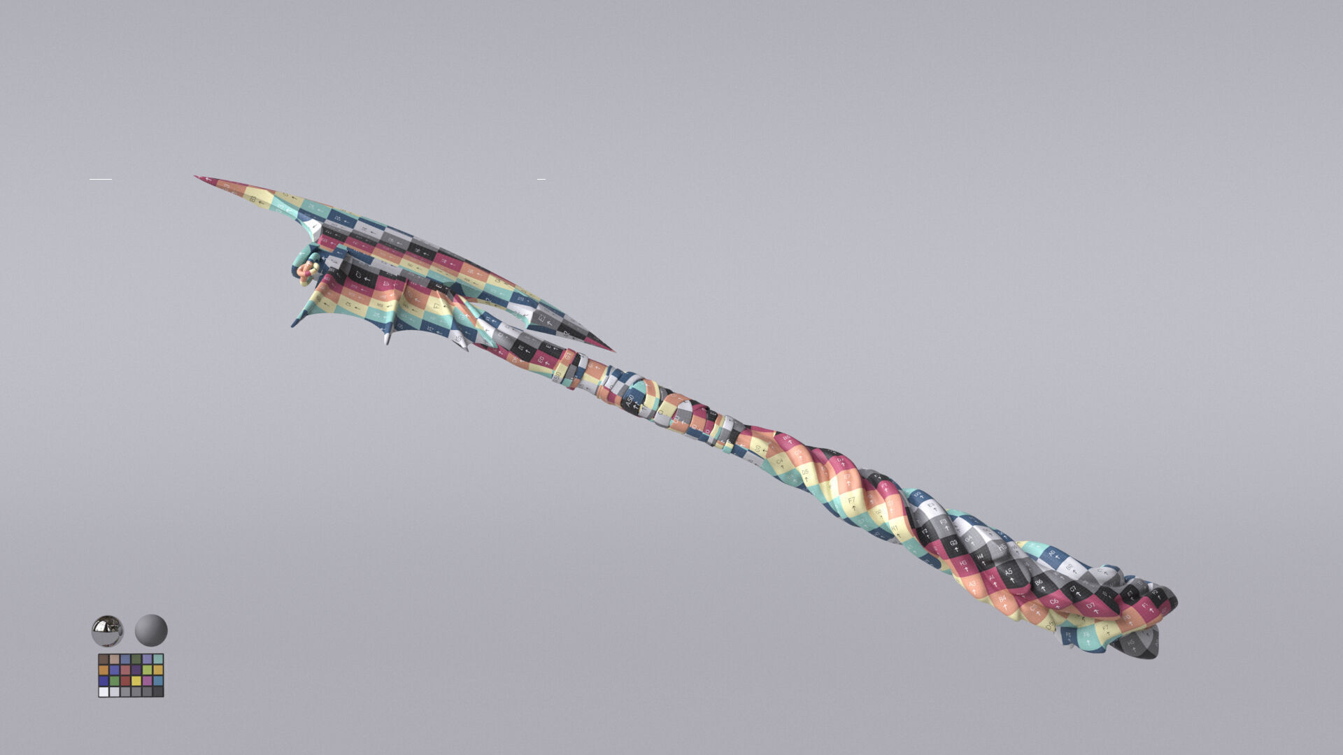 Fantasy Axe  3D model_13