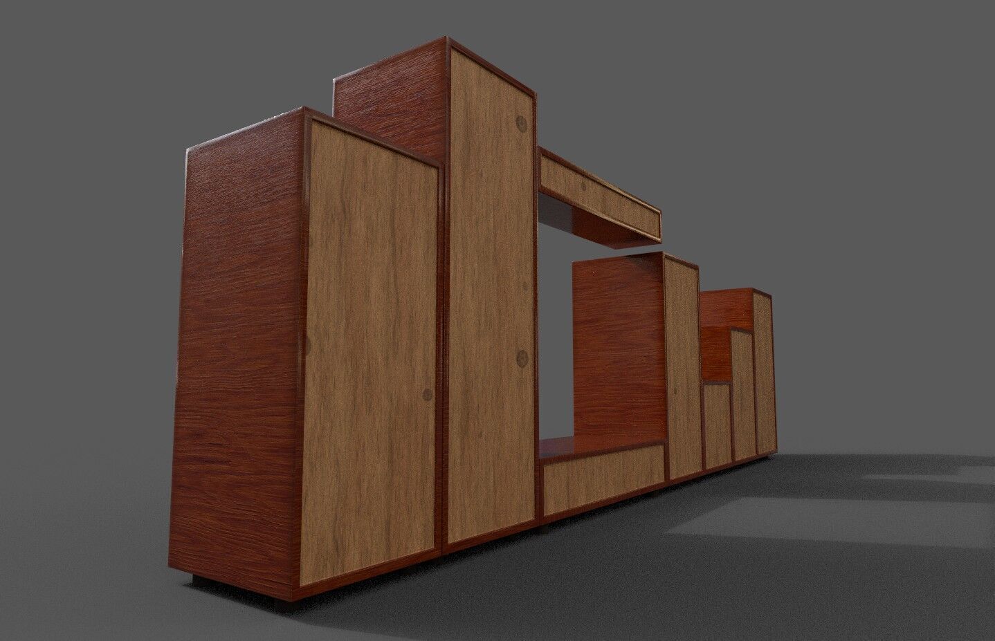 Pack 2 Sets Modern Furniture 3D Model Low-poly 3D model_4