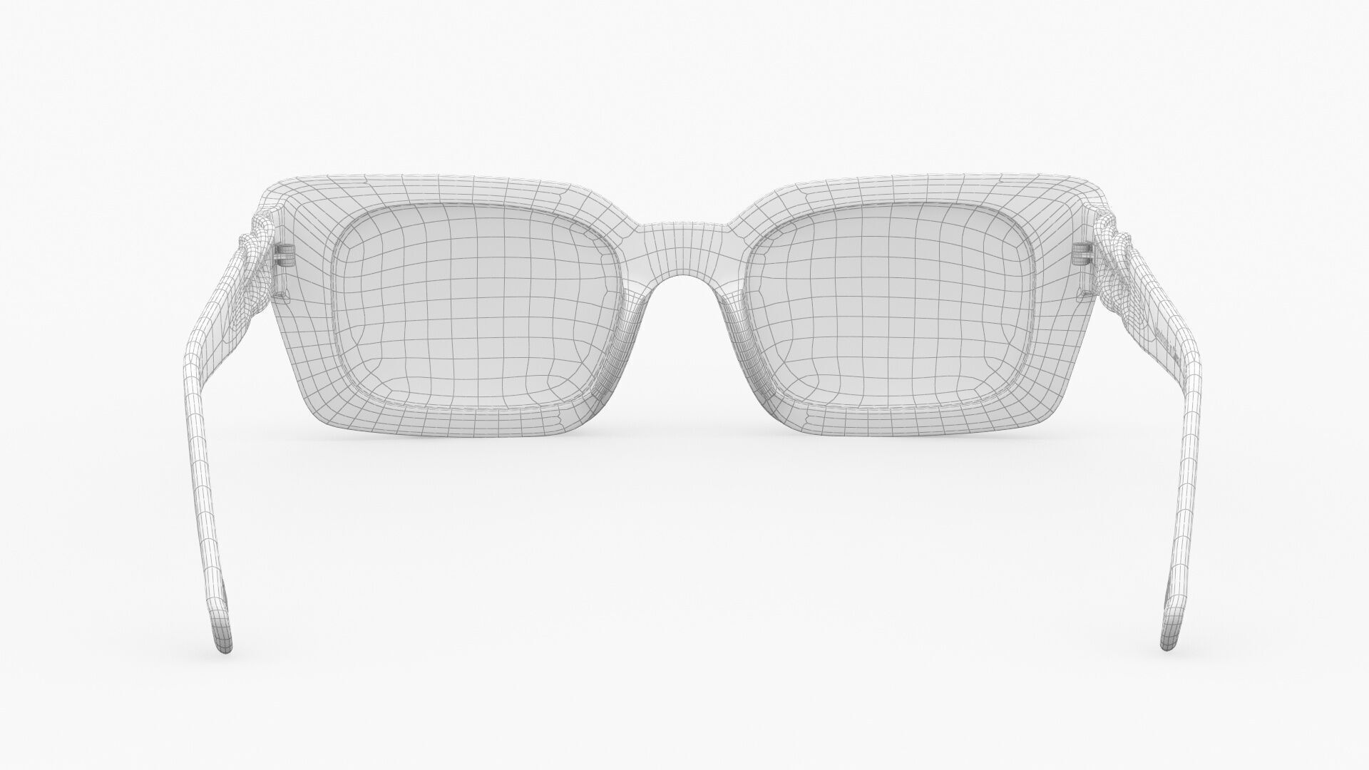30Sundays Lustra Square Sleek Link Chain Sunglasses 3D model_13