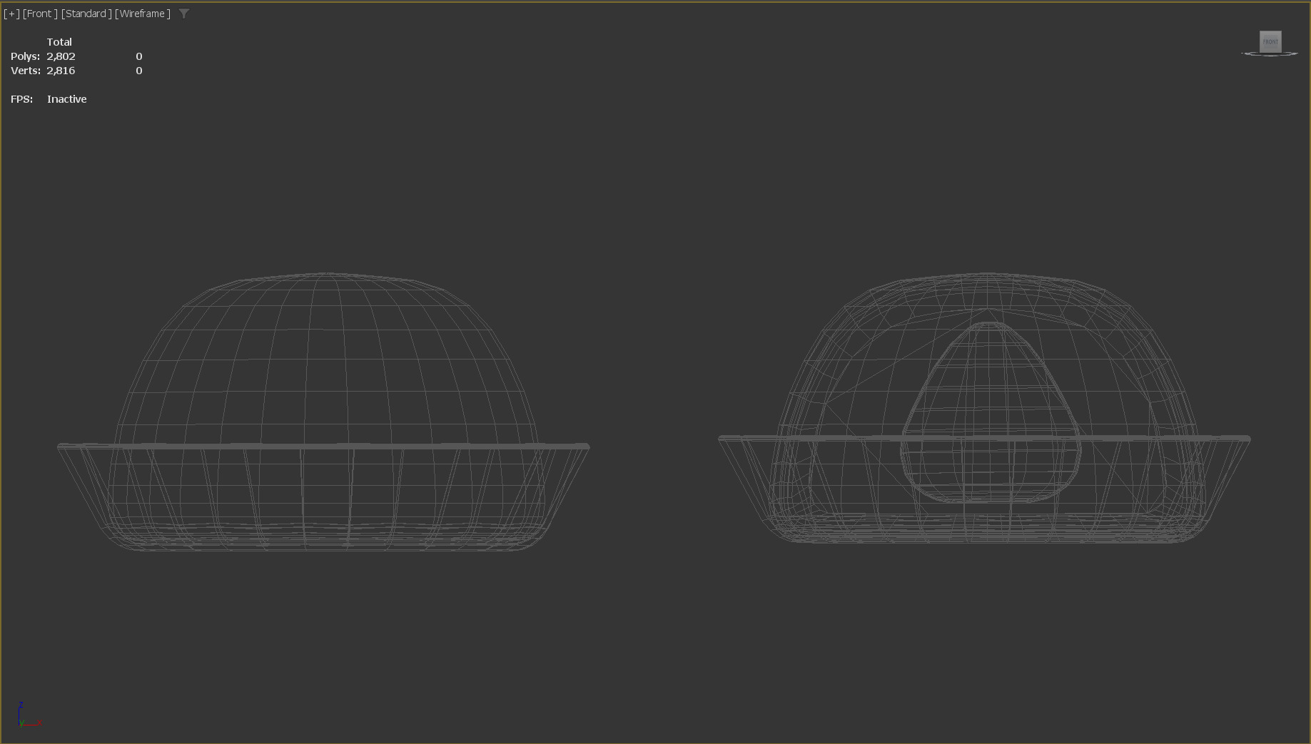 Stylized Low-Poly Daifuku Mochi Low-poly 3D model_15