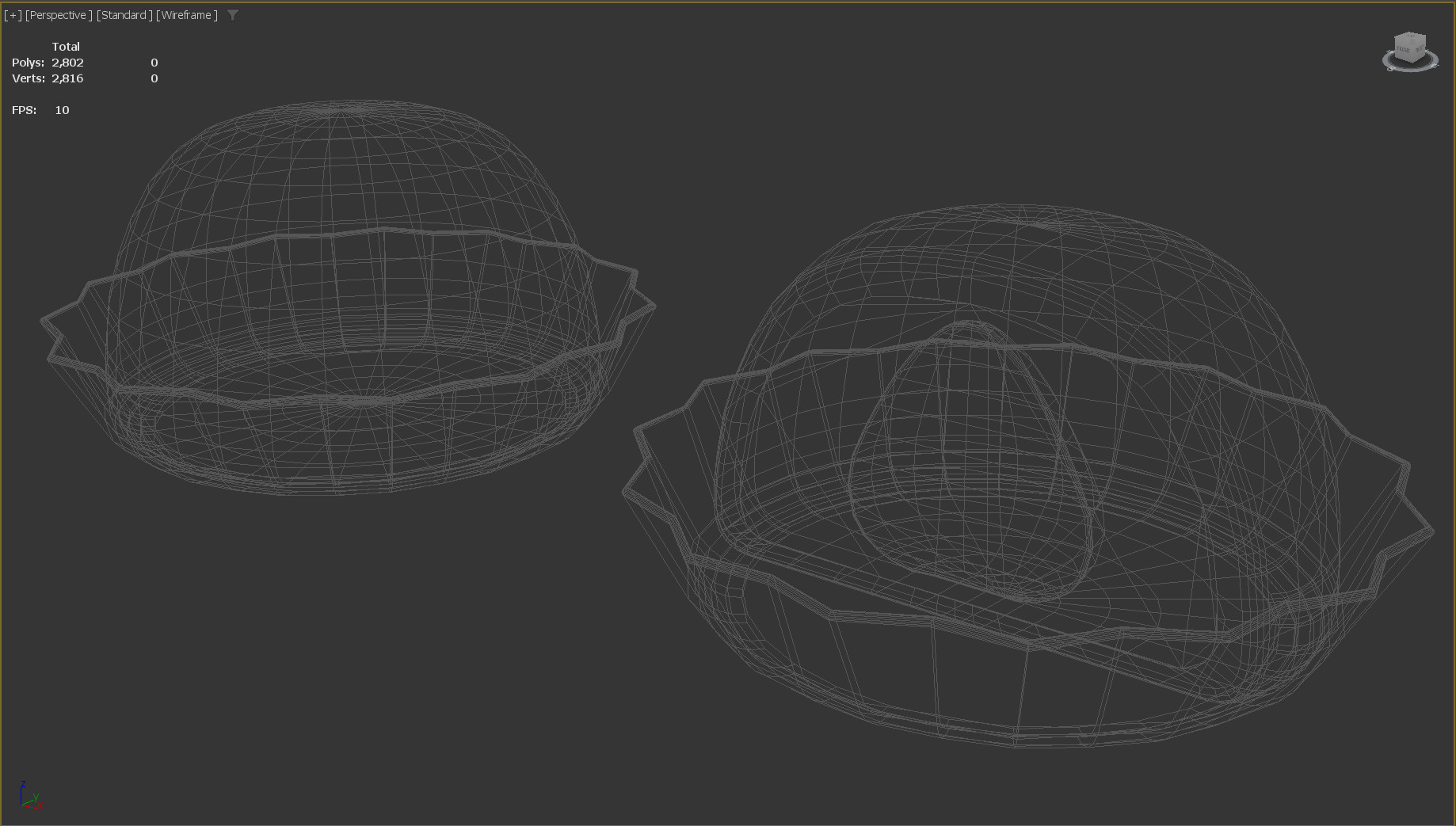 Stylized Low-Poly Daifuku Mochi Low-poly 3D model_16