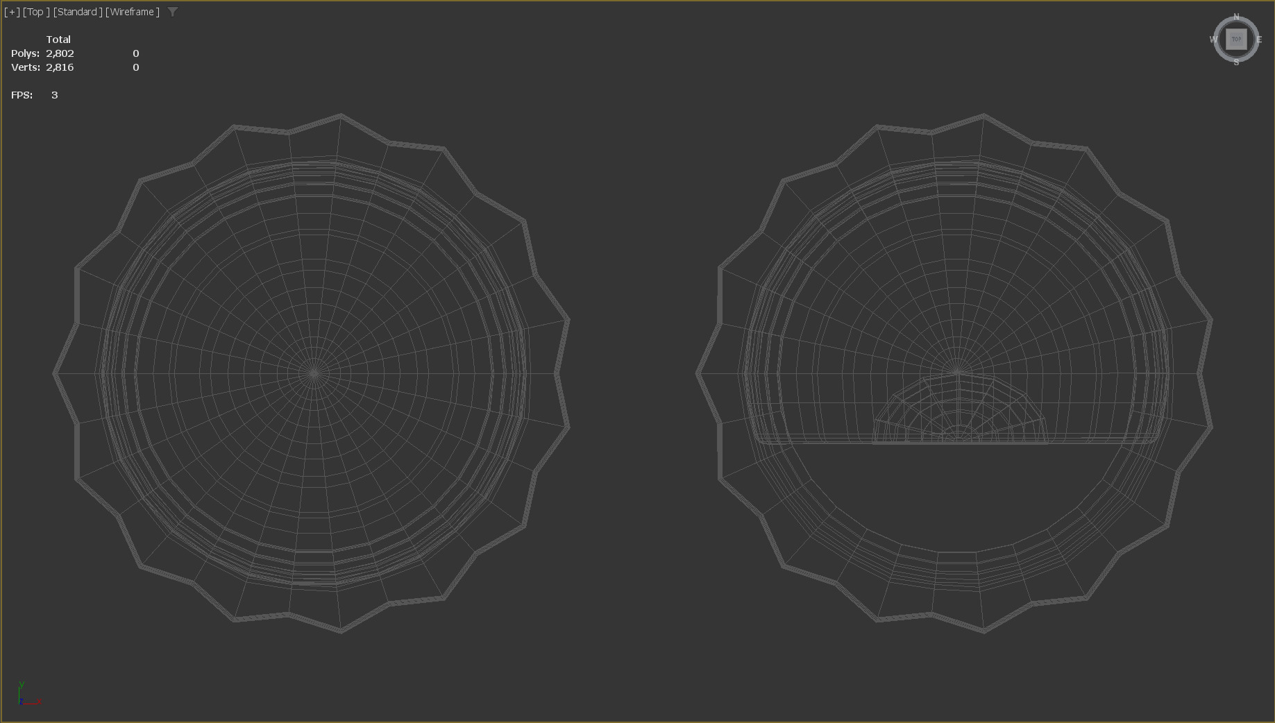 Stylized Low-Poly Daifuku Mochi Low-poly 3D model_17