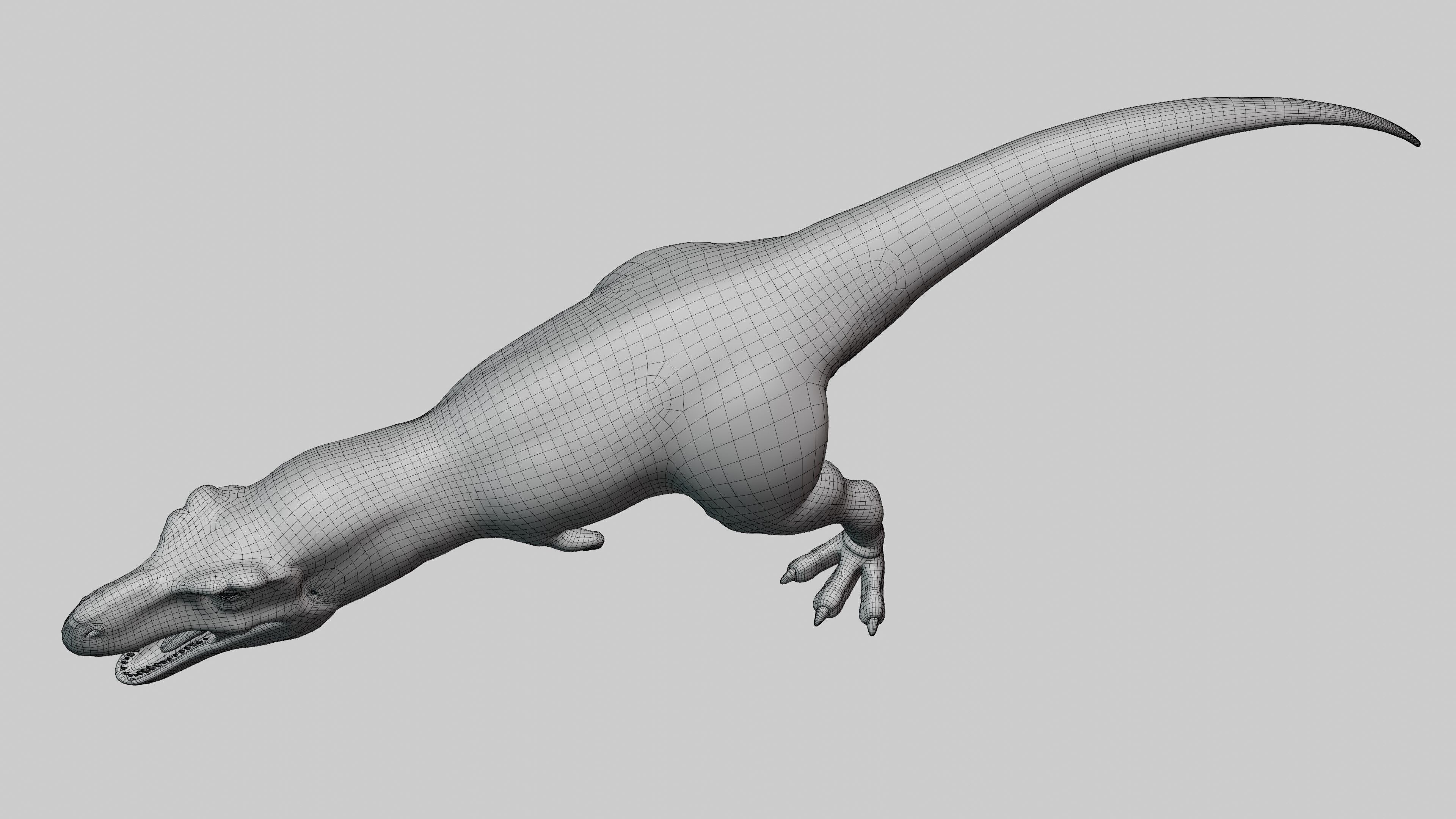 Accurate - Tyrannosaurus rex RIG Low-poly 3D model_18