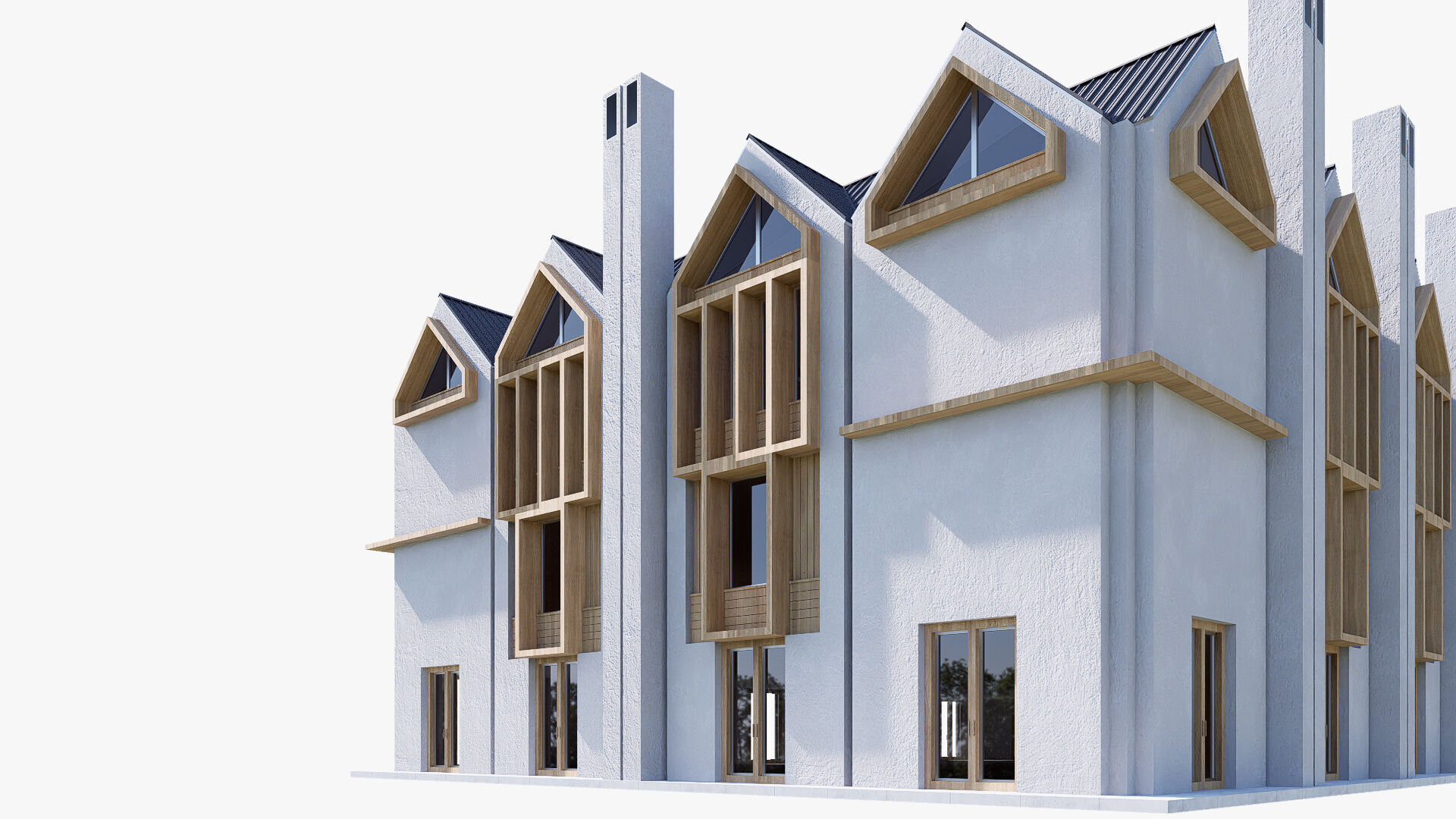 college library Low-poly 3D model_13