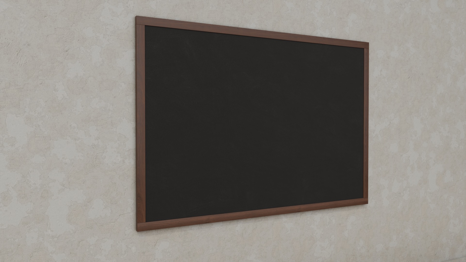 Wall-Mounted Blackboard - Standard Style Set 3D Model Collection_14