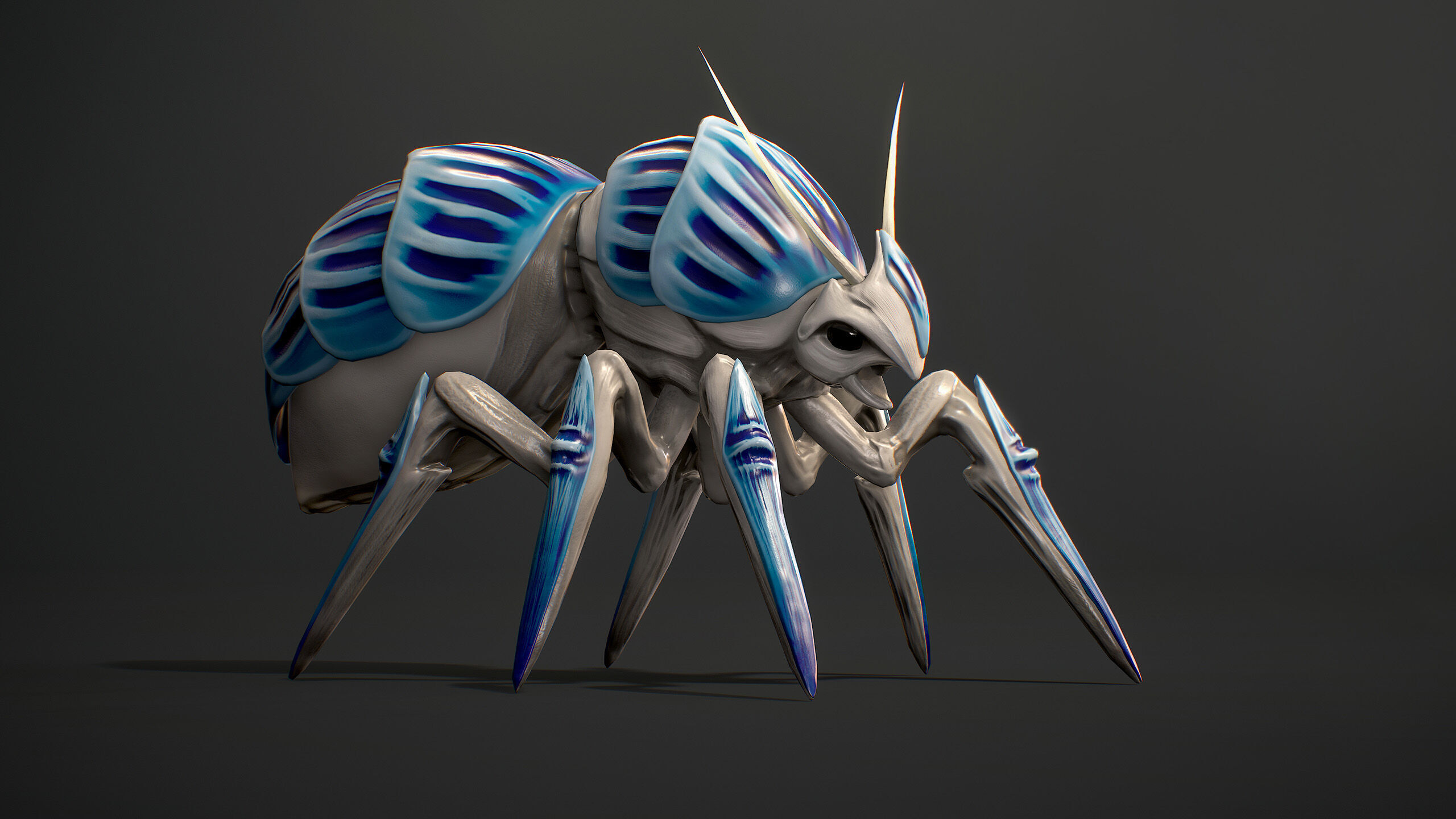 Beetles Fantasy1 Pack - Game Ready Low-poly 3D model_9