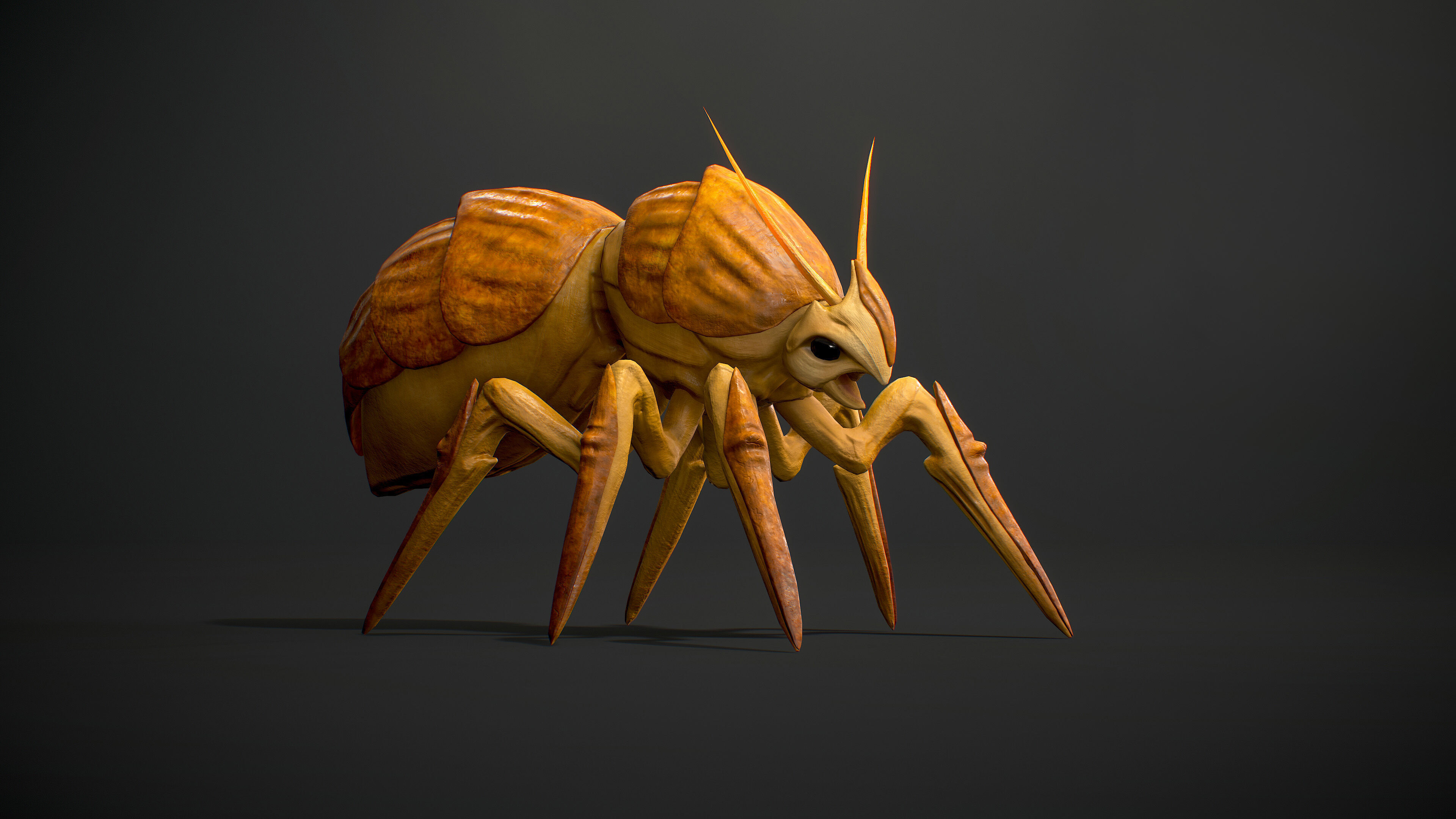 Beetles Fantasy1 Pack - Game Ready Low-poly 3D model_4