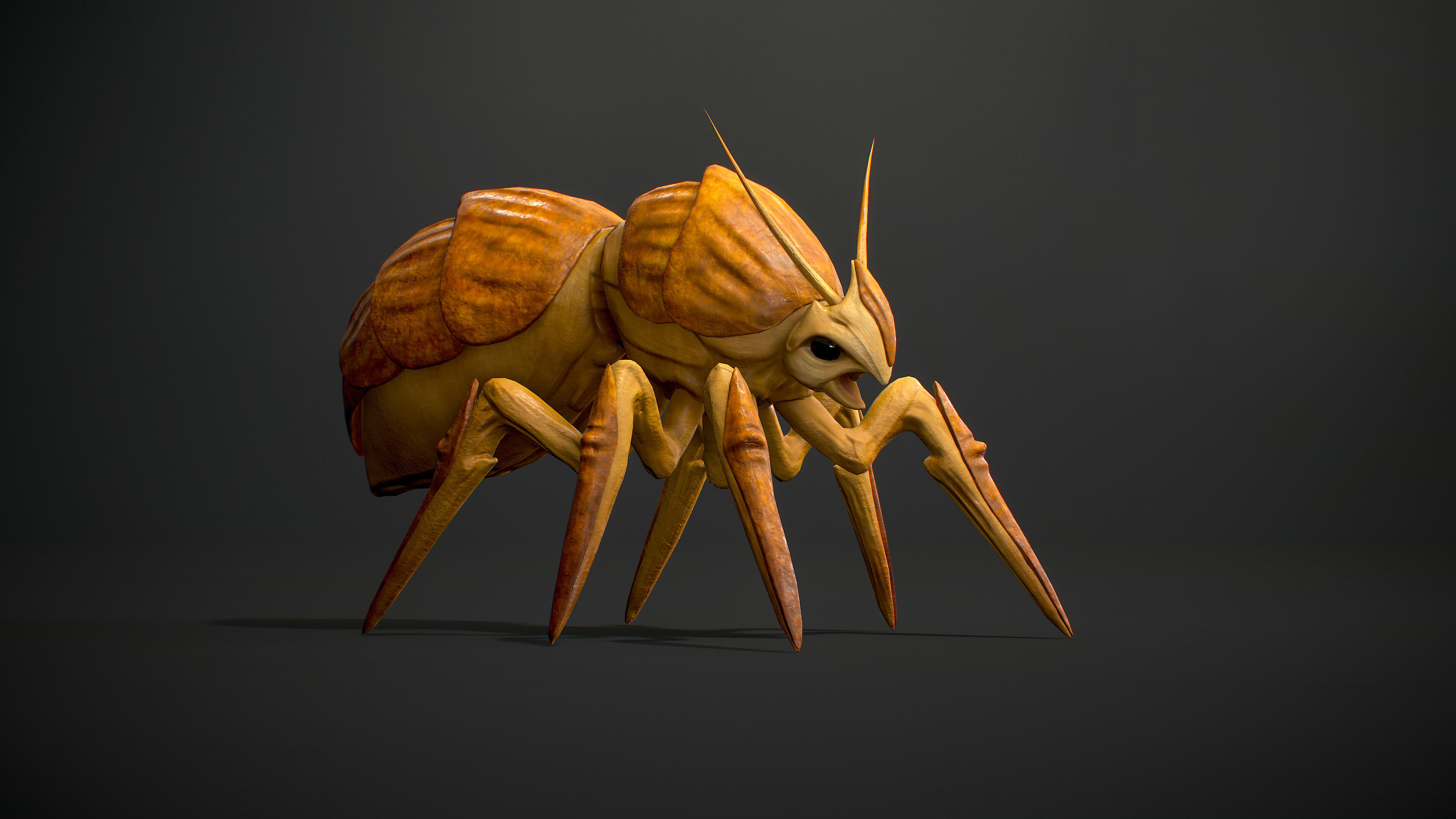 Beetles Fantasy1 Pack - Game Ready Low-poly 3D model_3
