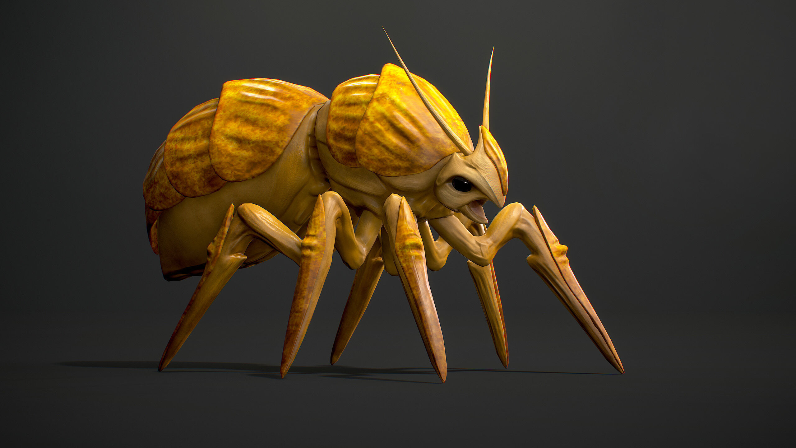 Beetles Fantasy1 Pack - Game Ready Low-poly 3D model_2