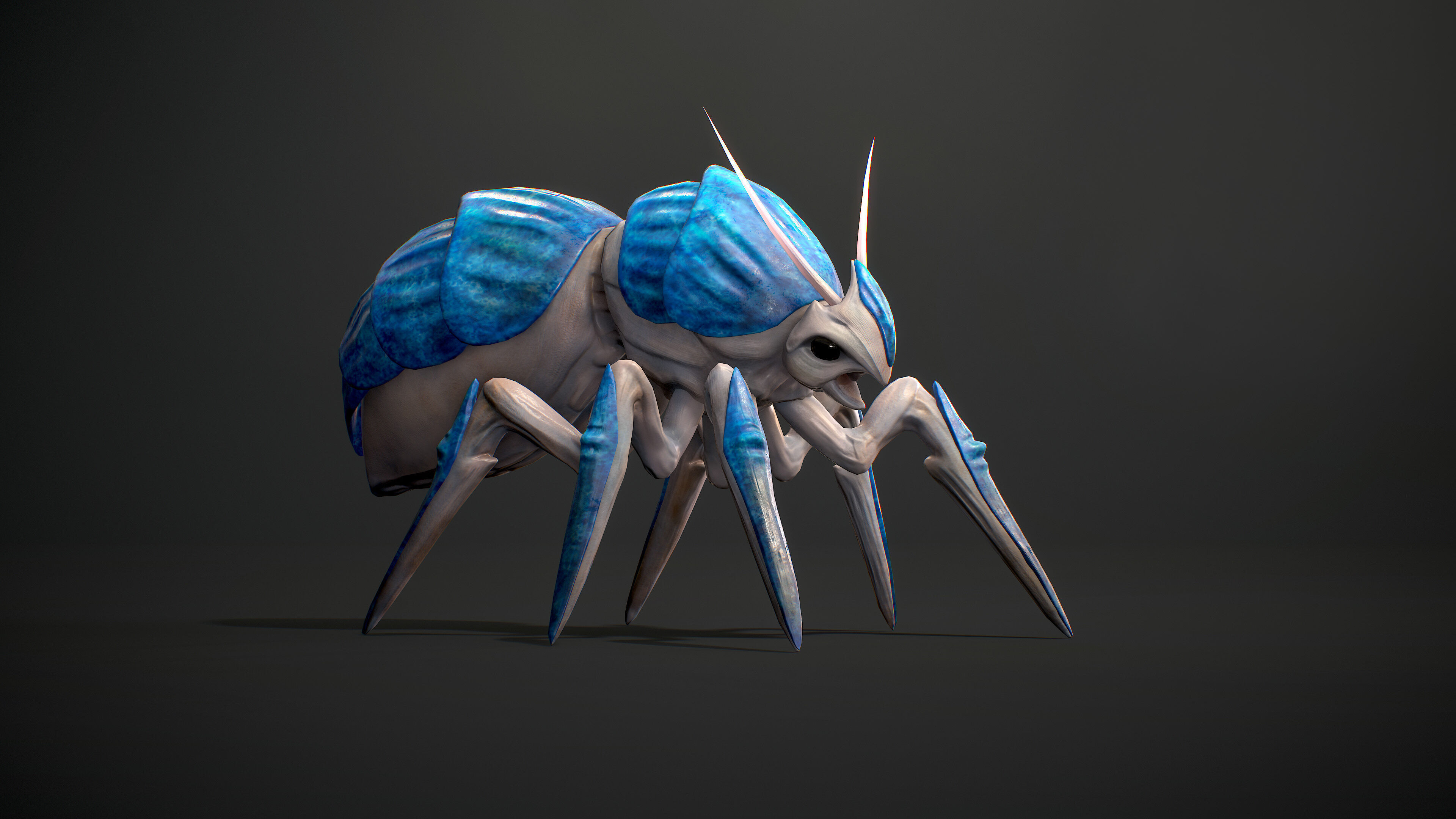 Beetles Fantasy1 Pack - Game Ready Low-poly 3D model_6