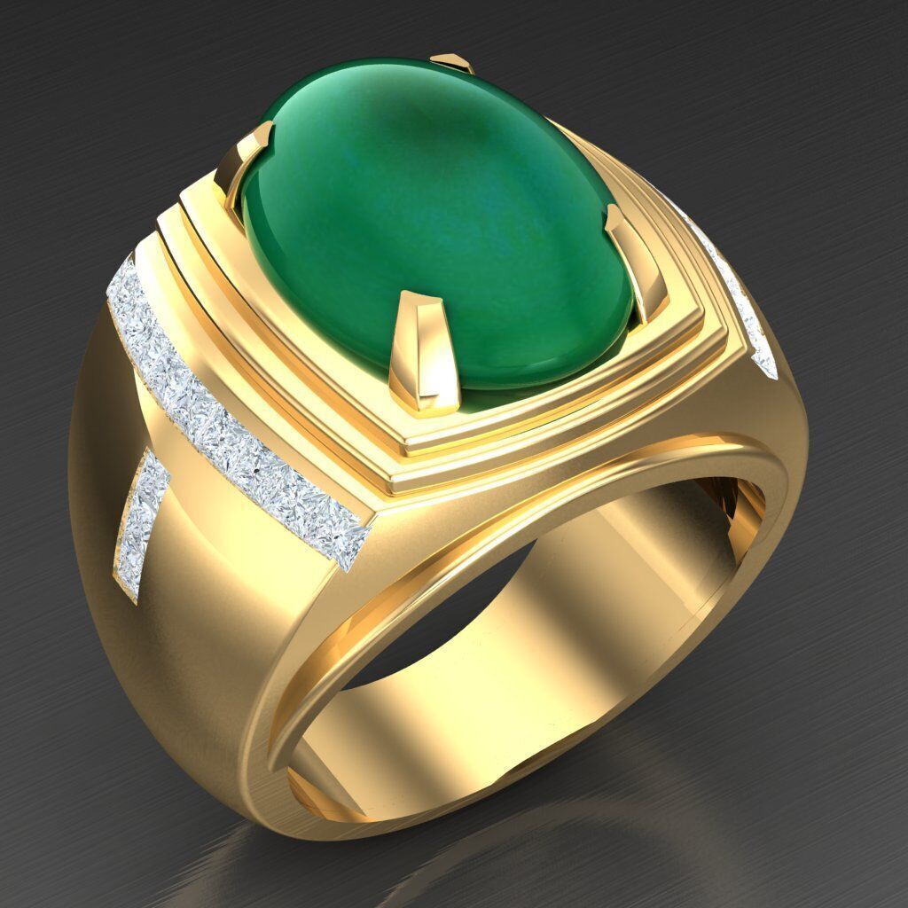 Man Ring New Design 3MR002 3D model_1