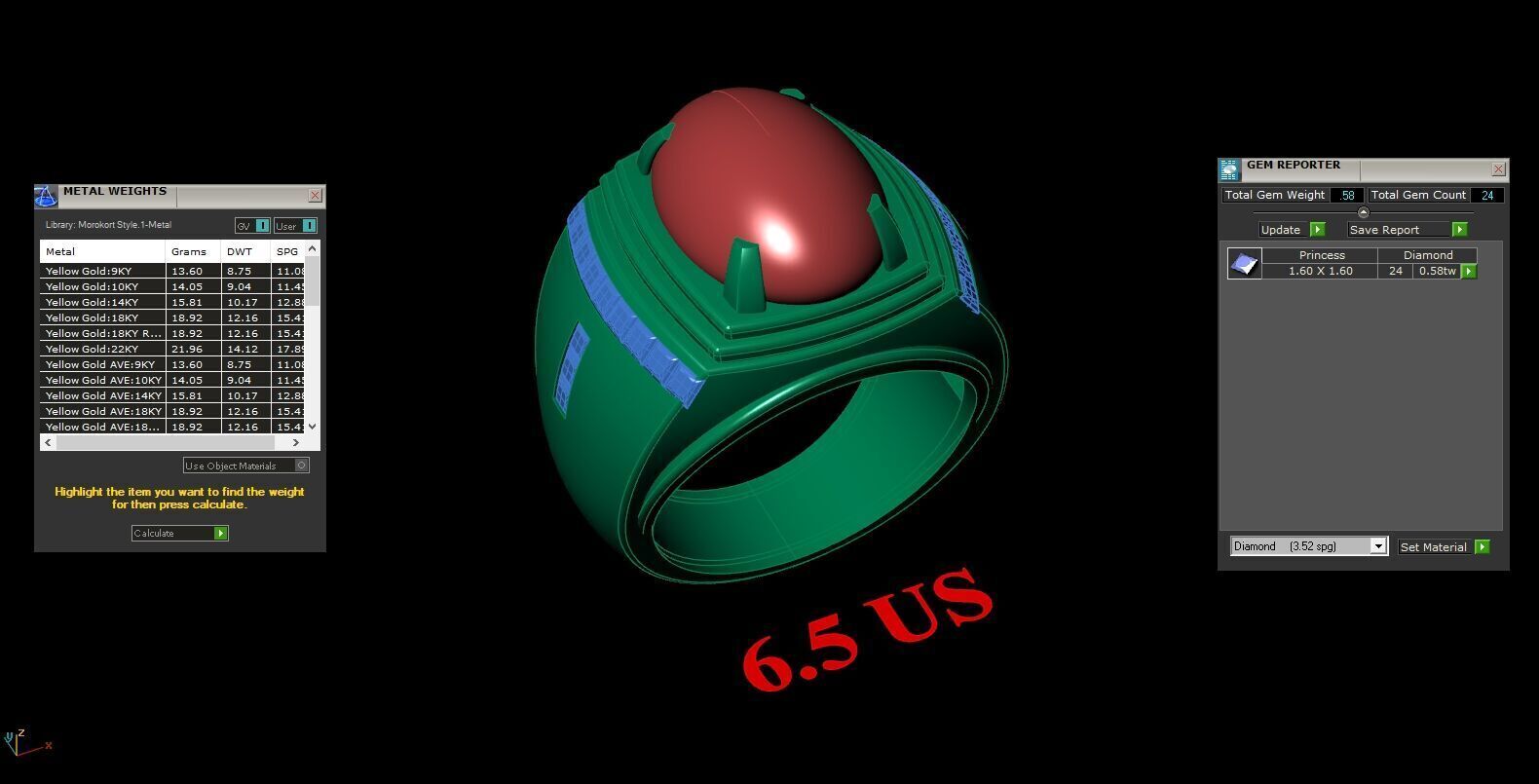 Man Ring New Design 3MR002 3D model_12