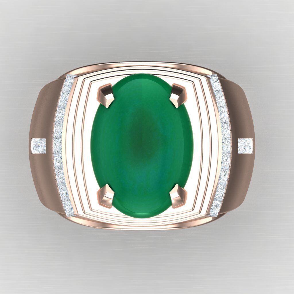 Man Ring New Design 3MR002 3D model_7