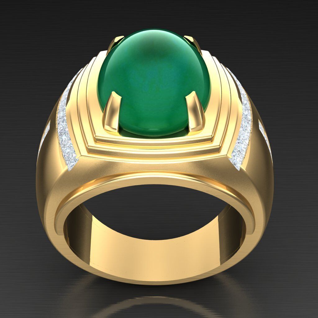 Man Ring New Design 3MR002 3D model_4