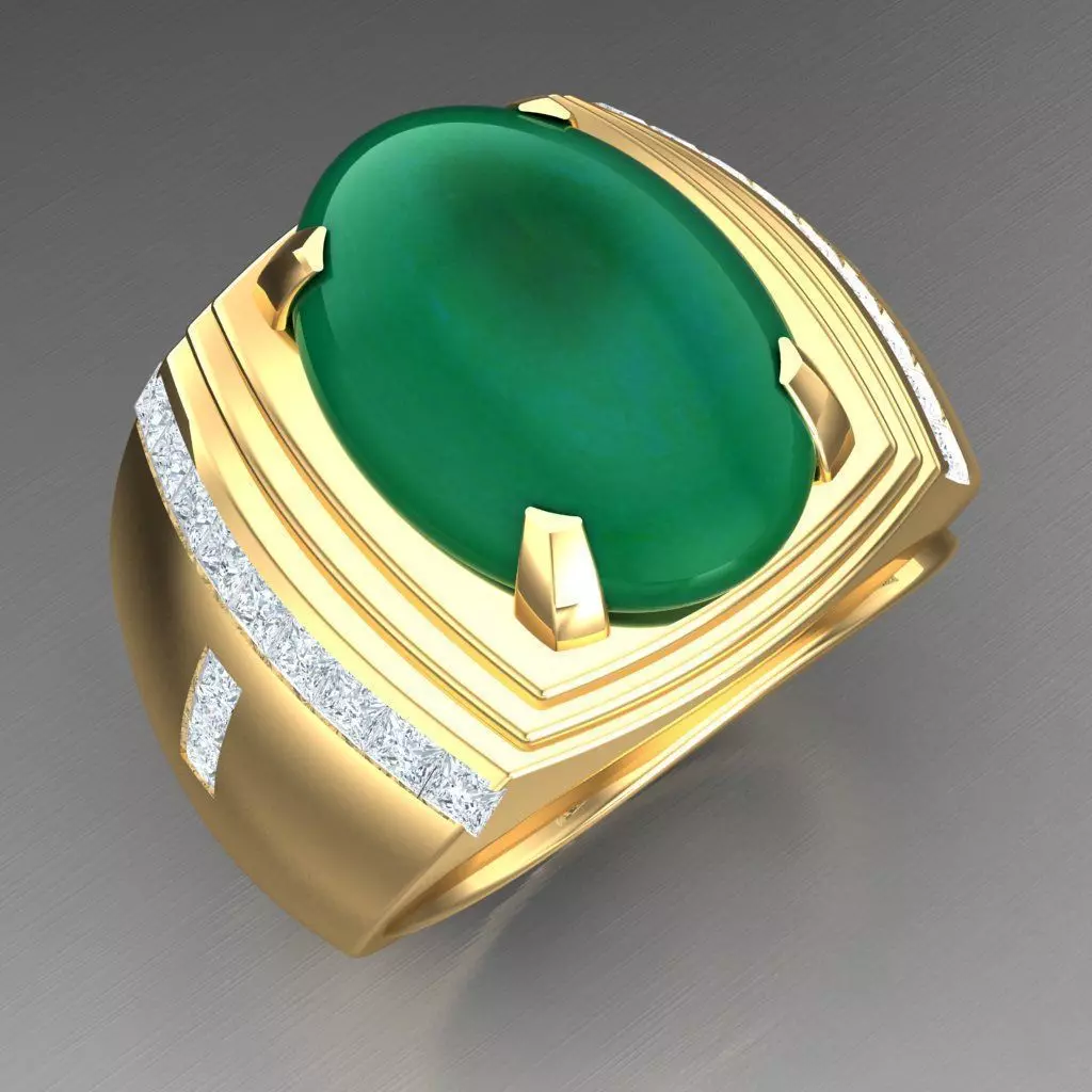 Man Ring New Design 3MR002 3D model_0