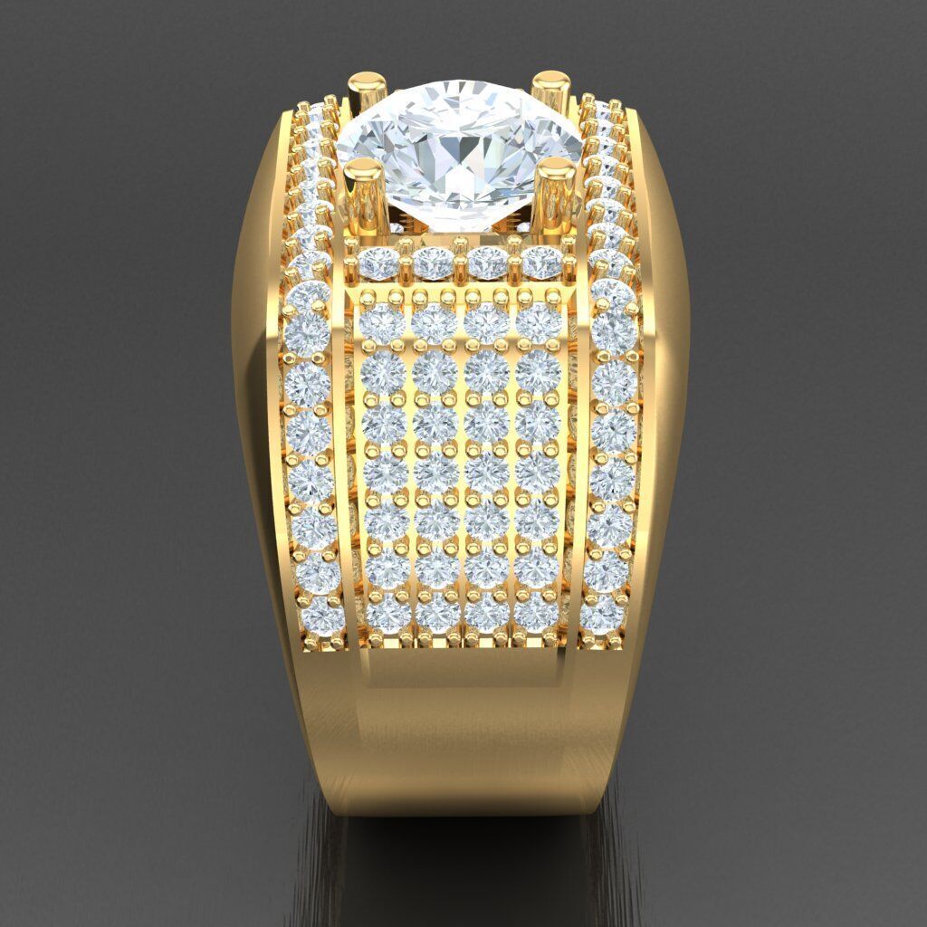 Man Ring New Design 3MR003 3D model_11