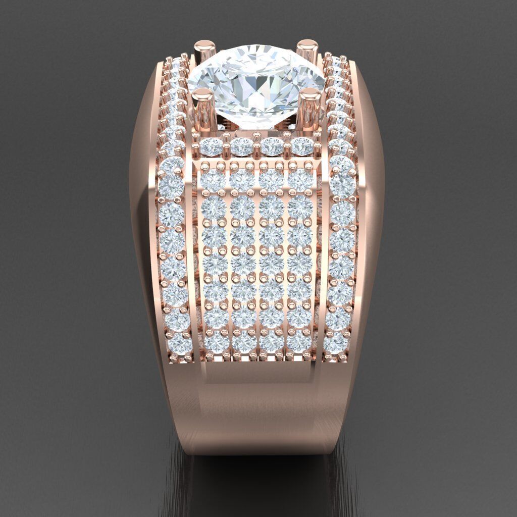 Man Ring New Design 3MR003 3D model_10