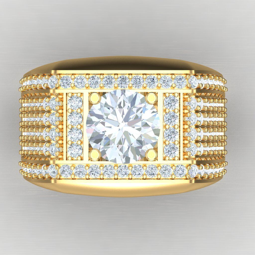 Man Ring New Design 3MR003 3D model_8