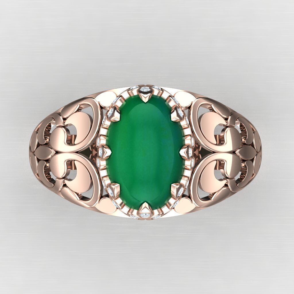 Man Ring New Design 3MR005 3D model_7